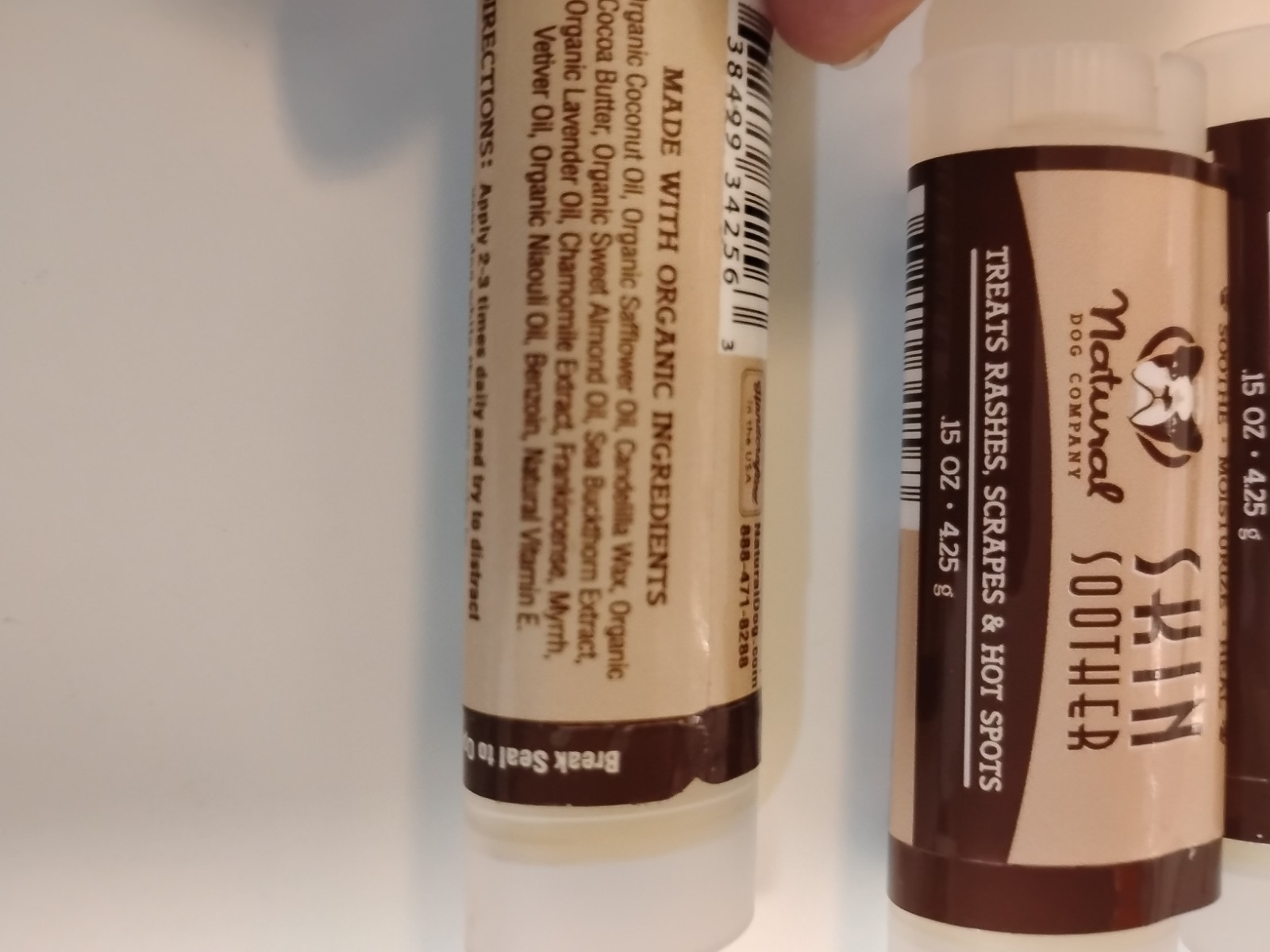 LOT of 7. Natural Dog Company Organic ingredients Skin Soother Healing Balm