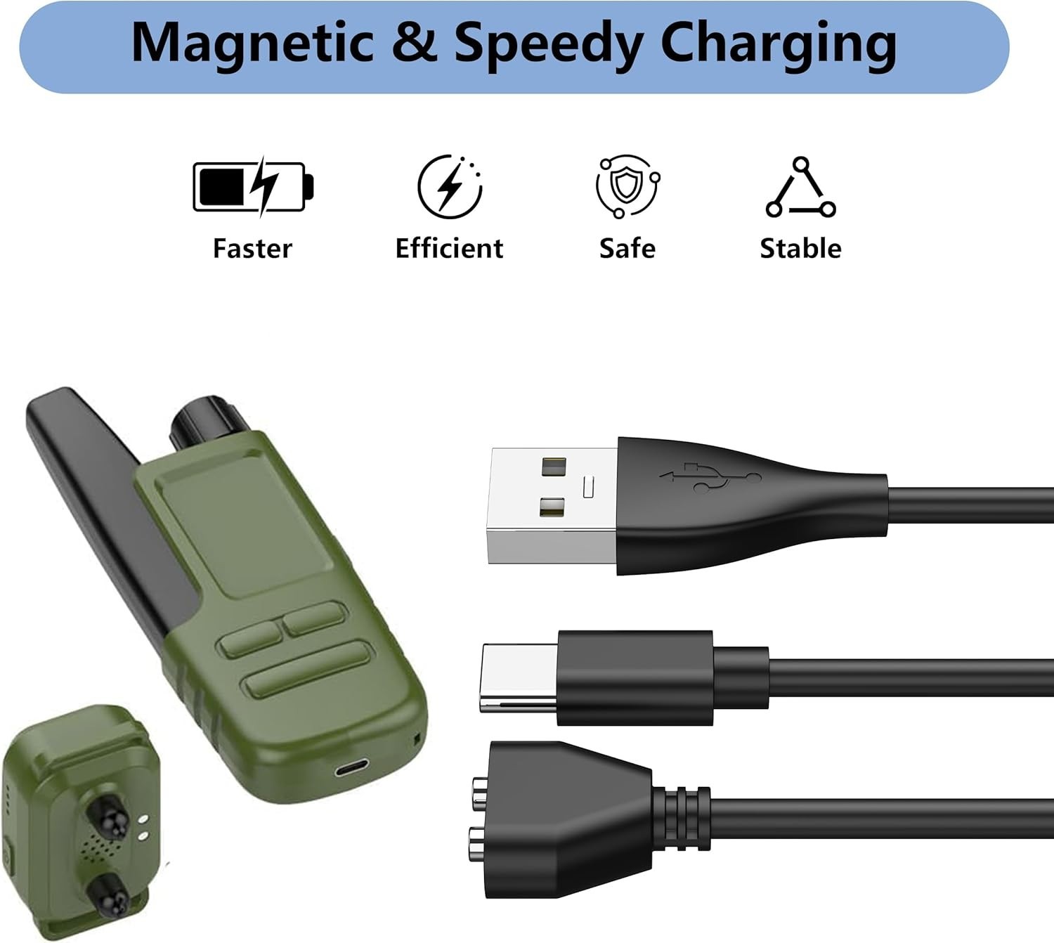 Durable 2-in-1 Charging Cable for Delupet/Yawpet/Jugbow Collar – Fast & Reliable