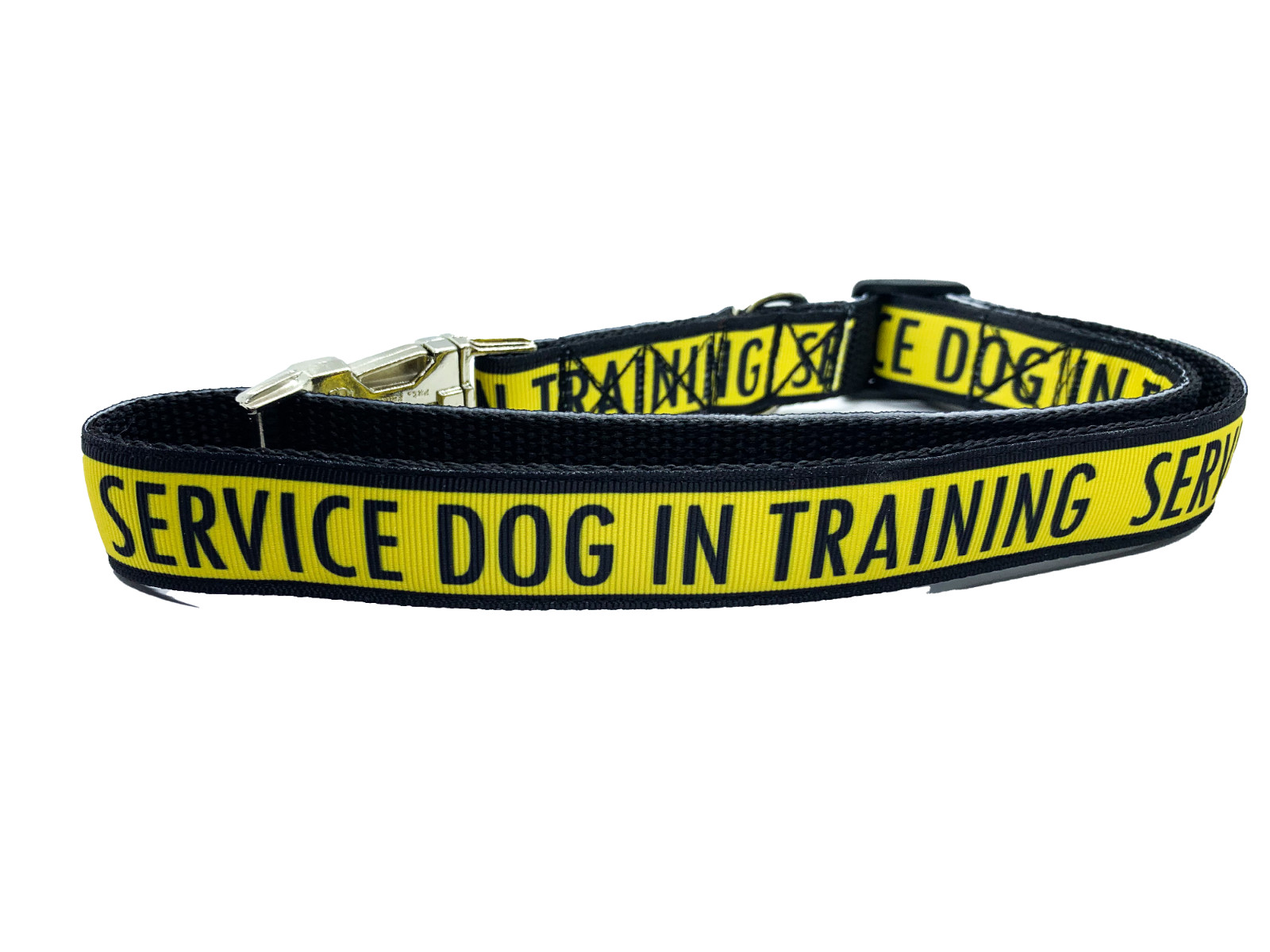 Service Dog in Training Collar 1″ Adjustable Service Dog Gear Dog Collar