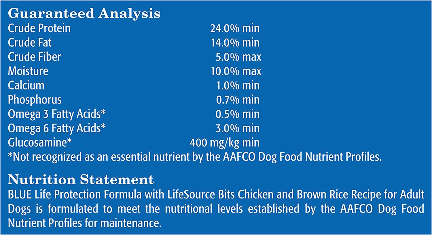Blue Buffalo Life Protection Formula Natural Adult Dry Dog Food, Chicken and Bro
