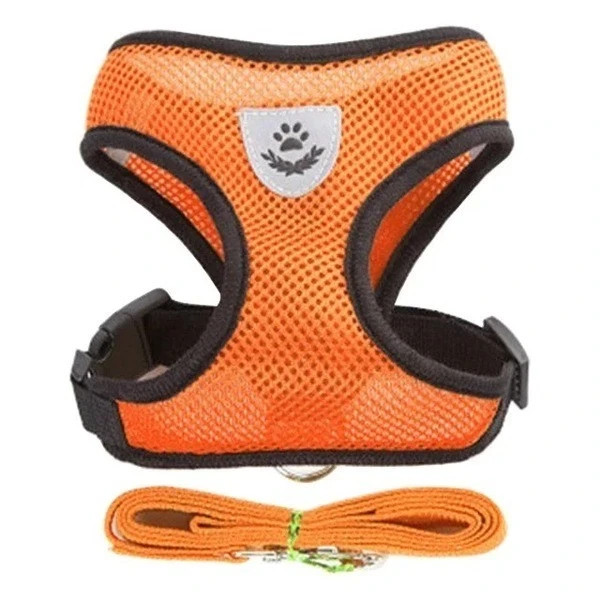 Cat Dog Pet Harness Adjustable Control Vest Dogs Reflective S M L XL Leash