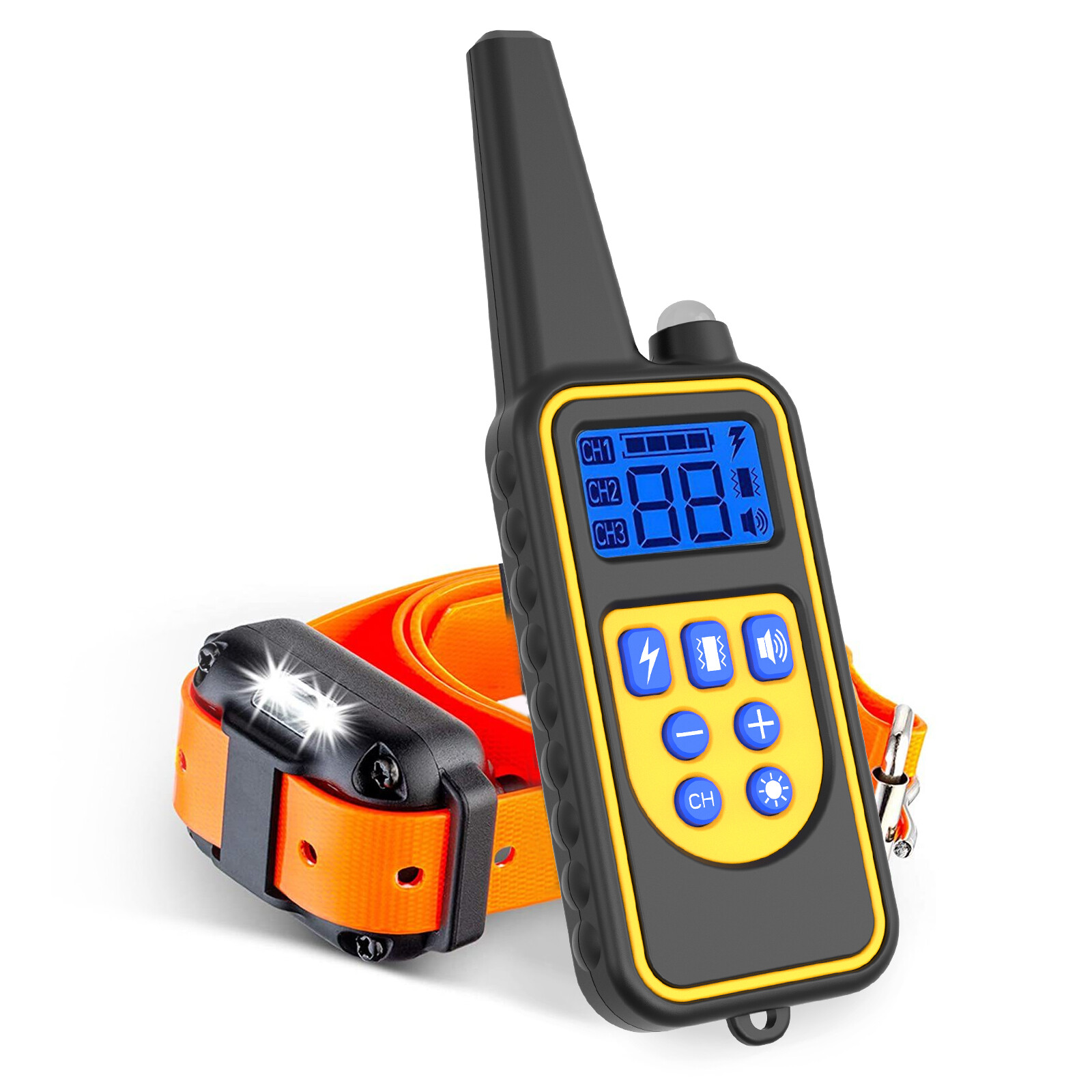3000 FT Remote Dog Shock Training Collar Rechargeable Waterproof Pet Trainer NEW
