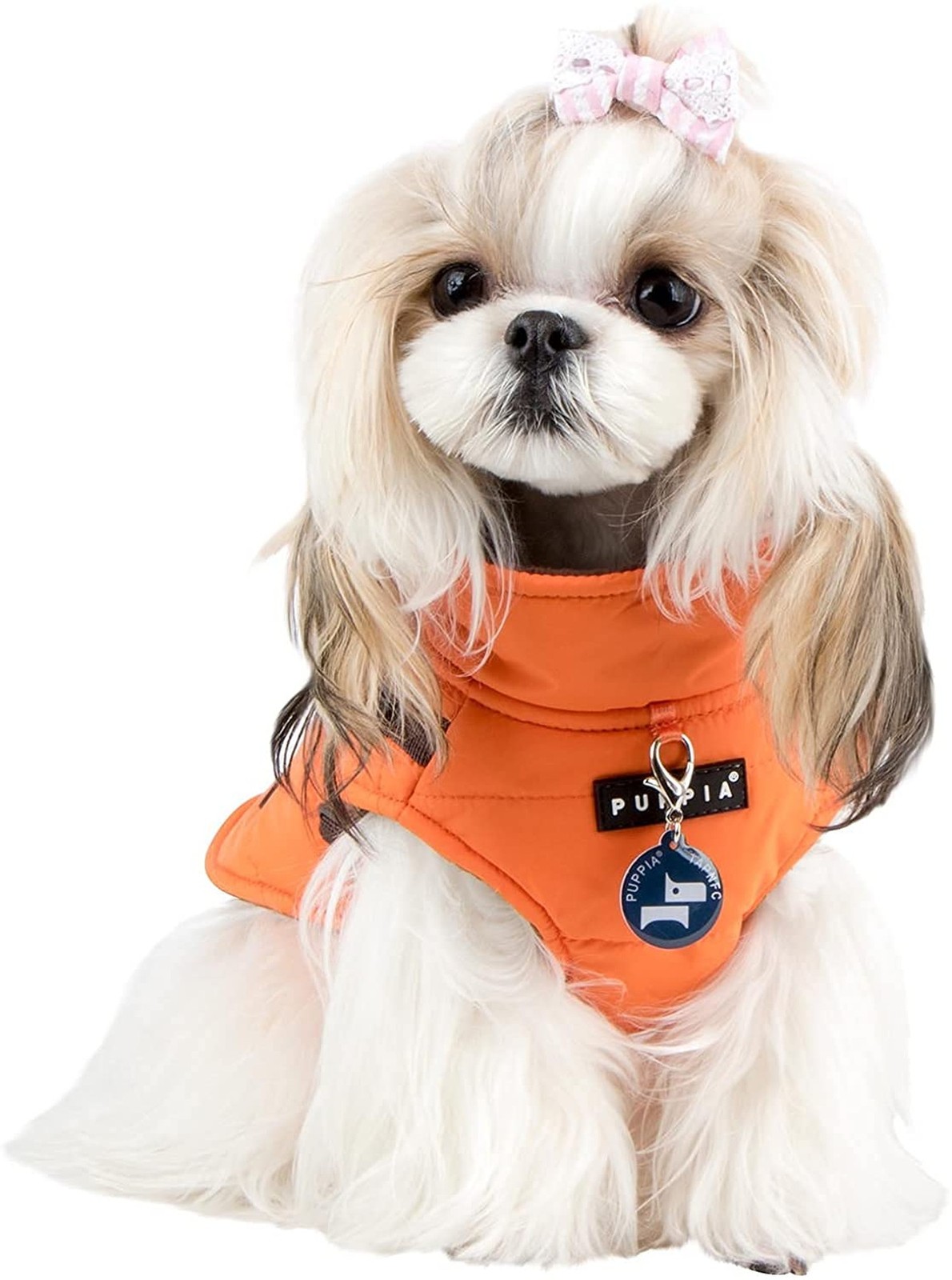 Puppia Mountaineer Winter Dog Coat with integrated harness No Pull Cold Weath…