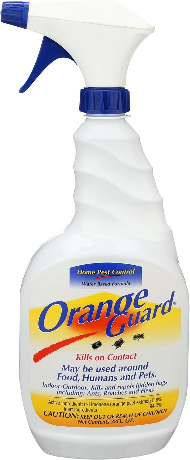 Orange Guard Home Pest Control Spray with D-Limonene | All-Natural Food Grade Or