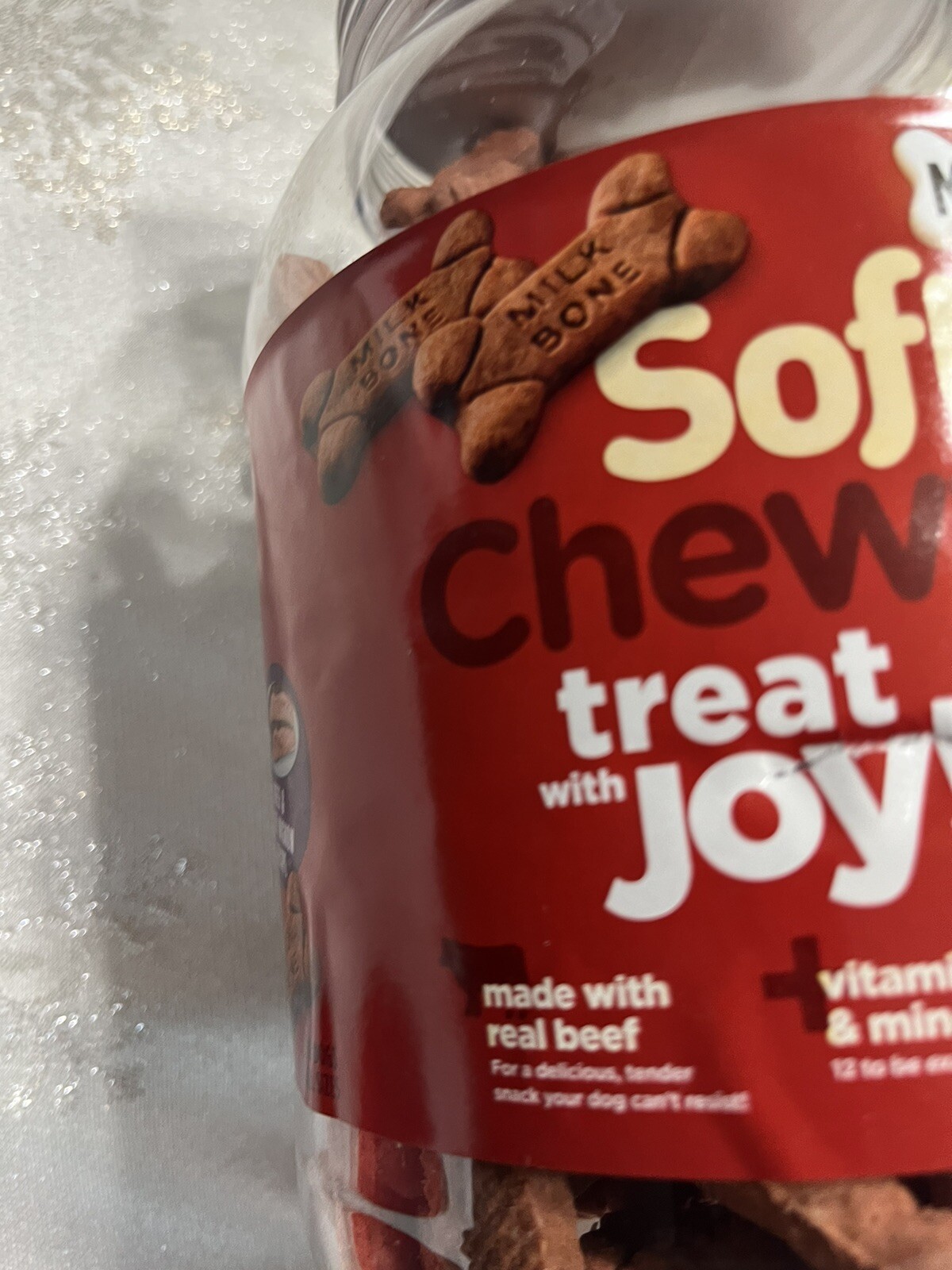Milk-Bone Soft and Chewy Beef and Filet Mignon Recipe Dog Treats 37oz,