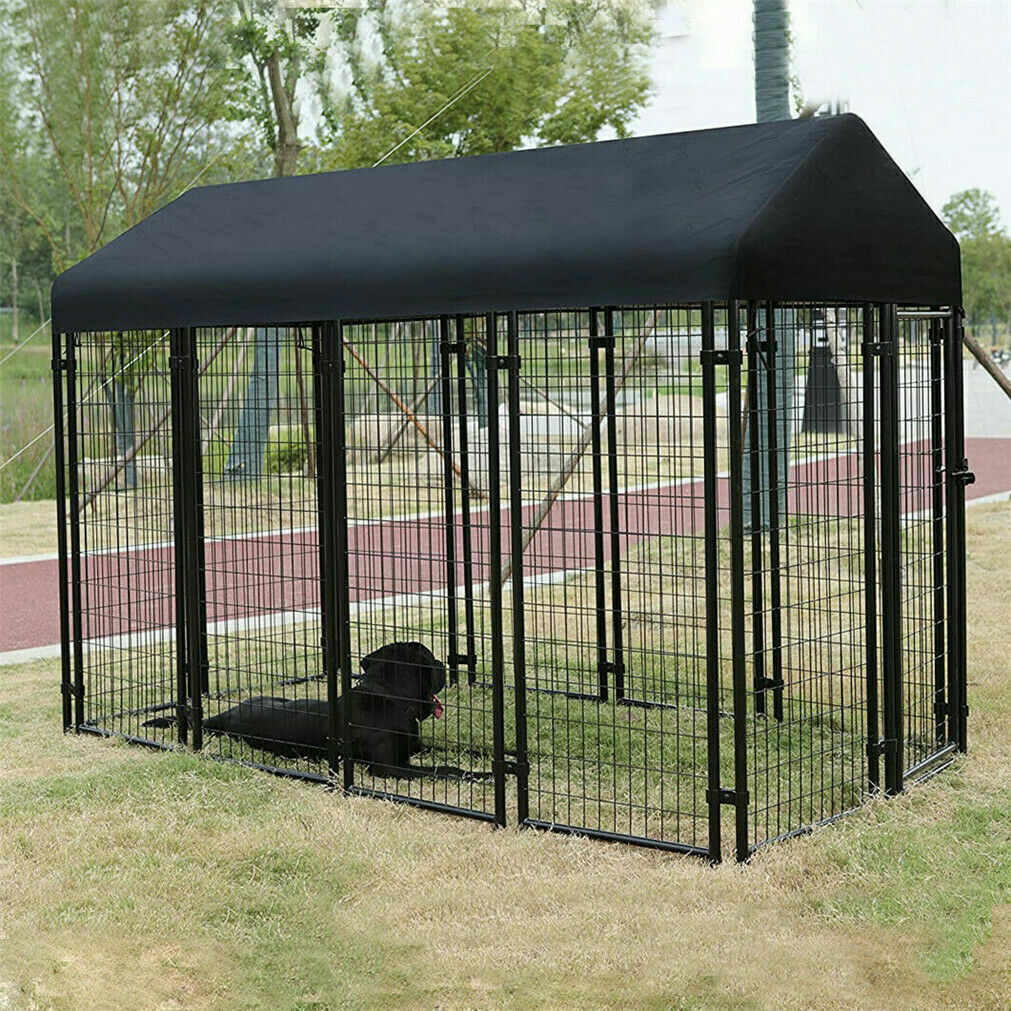 Jumbo Outdoor Dog Kennel Heavy Duty Pet Playpen Pre-galvanized Animal Cage Fence