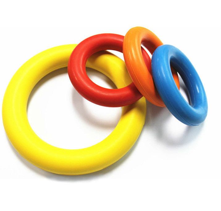 Pet Puppy Floating Bite EVA Ring Flying Outdoor Training Chew Play Fetch Dog Toy