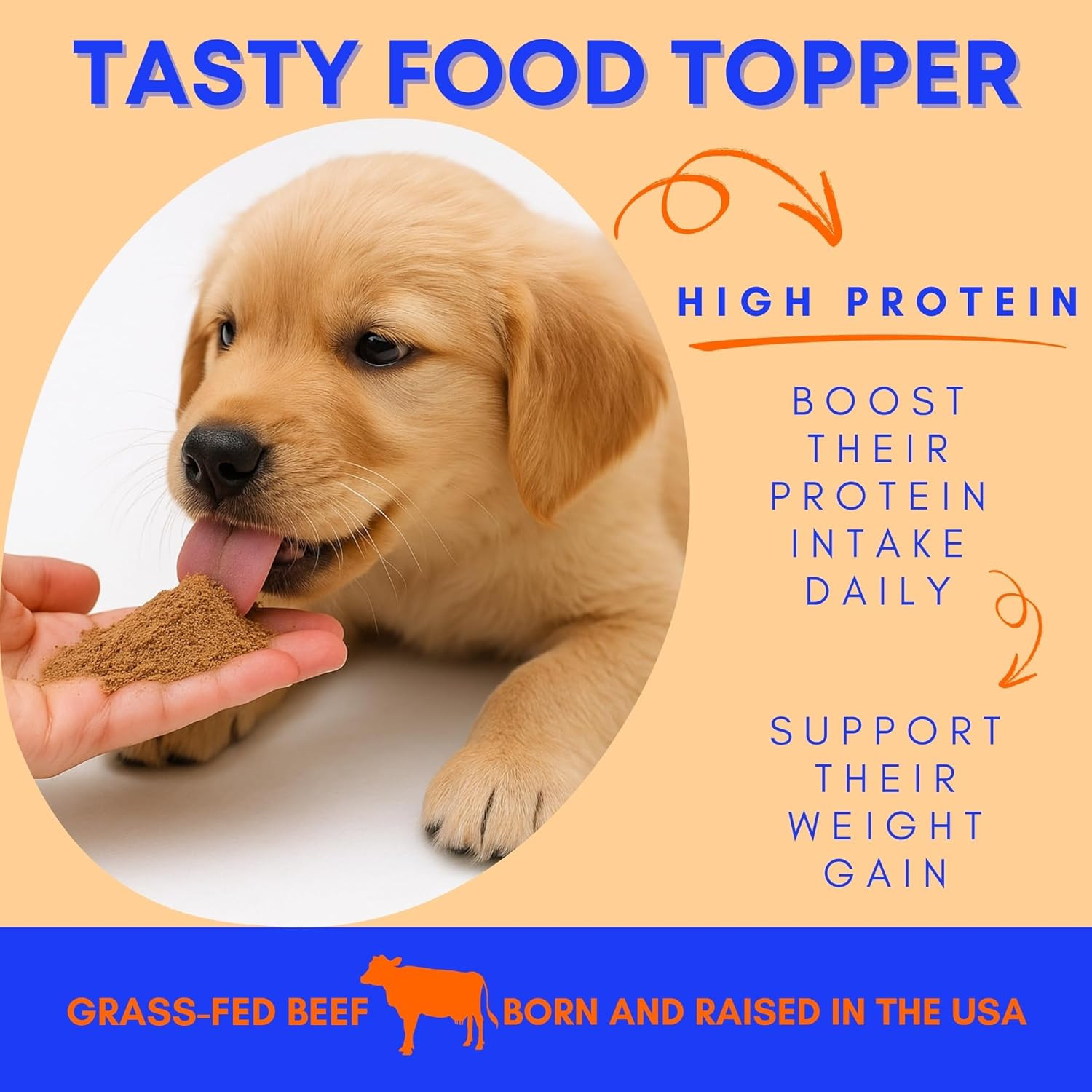 Beef Liver Food Toppers Dogs Cats 100% Natural High Protein Dog Seasoning Food
