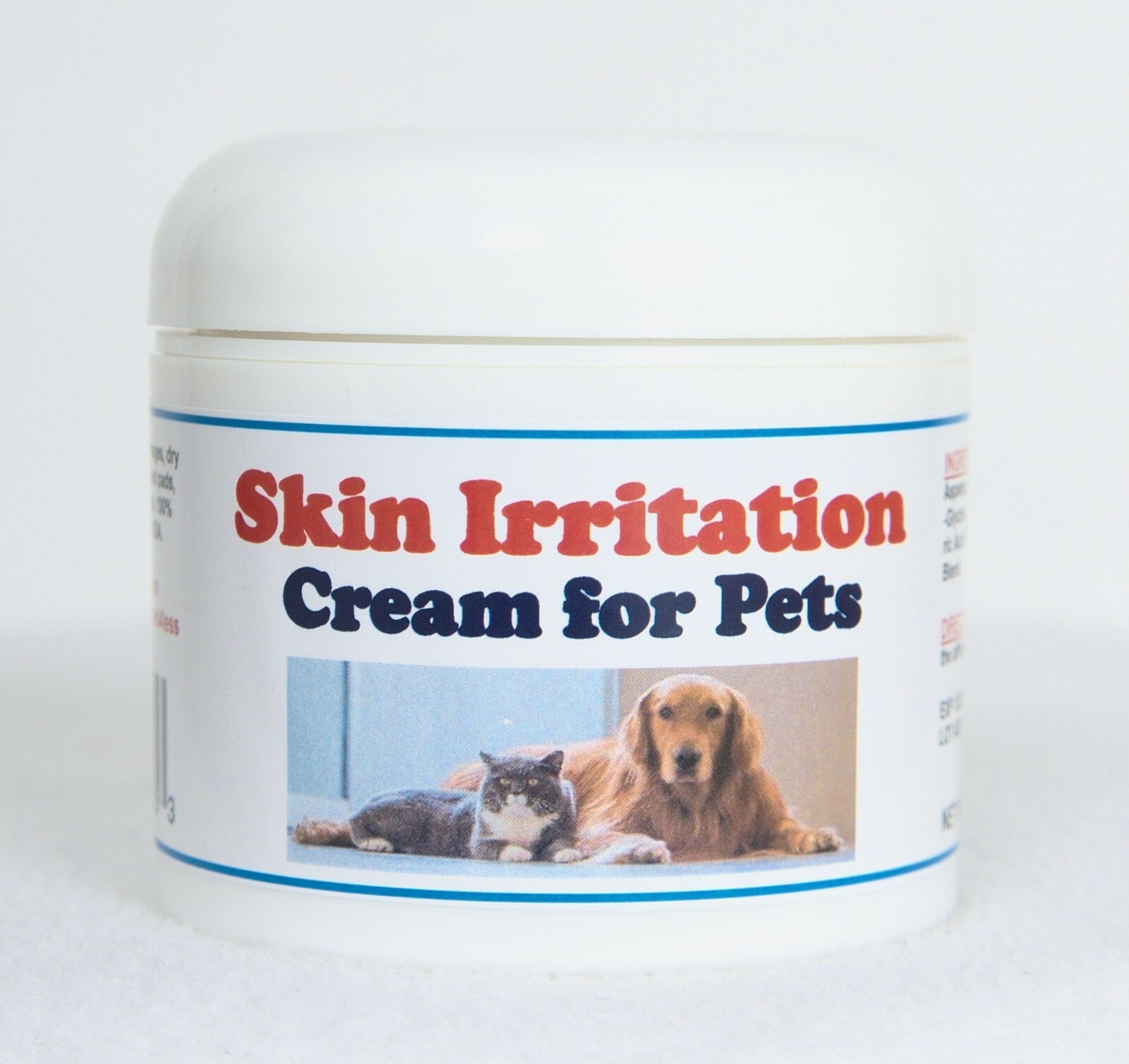 SKIN IRRITATION CREAM FOR PETS (4 Oz- Made in USA) Dogs and cats