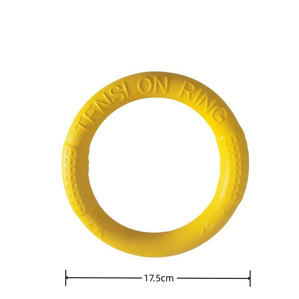 Dog Chew Ring Toy – Indestructible, Flying, Floating Fetch Training Fun