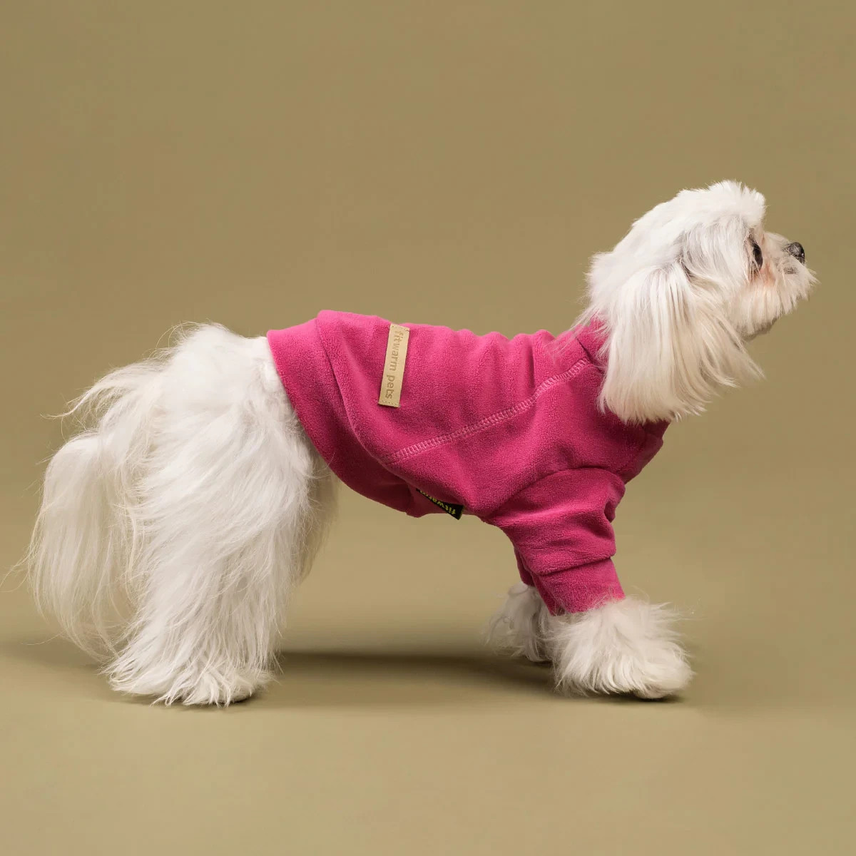 Fitwarm 3 Pack Luxury Fleece Dog Turtleneck Sweaters Pink / Purple XS–L NEW