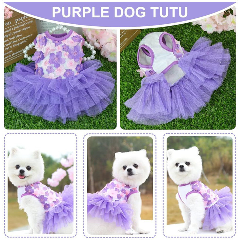 Pet Clothes Small Dog Princess Dress Puppy Cat Skirt Chihuahua Apparel Outfits