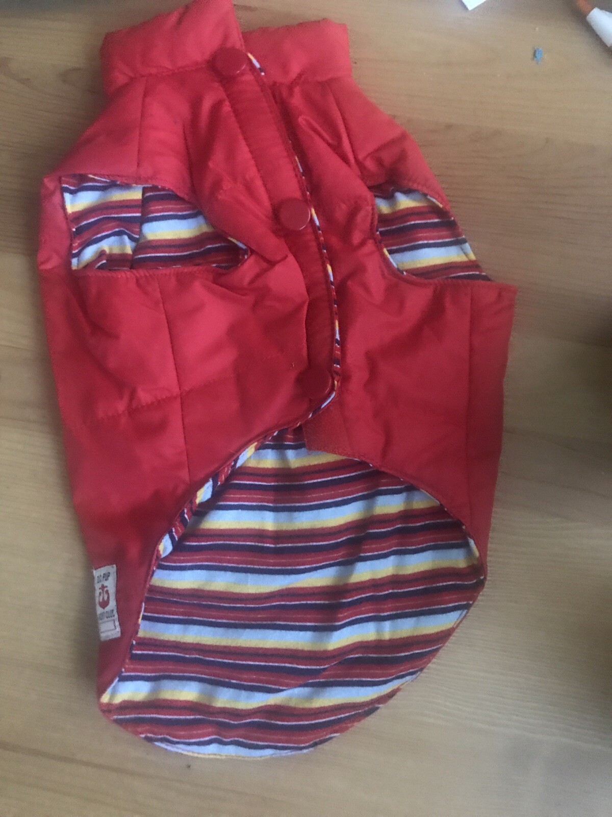 DC Dog Cloths 5 Pieces Size Sm 2 Fleece Jack,1 Rain Ponch ,Shirt &jacket
