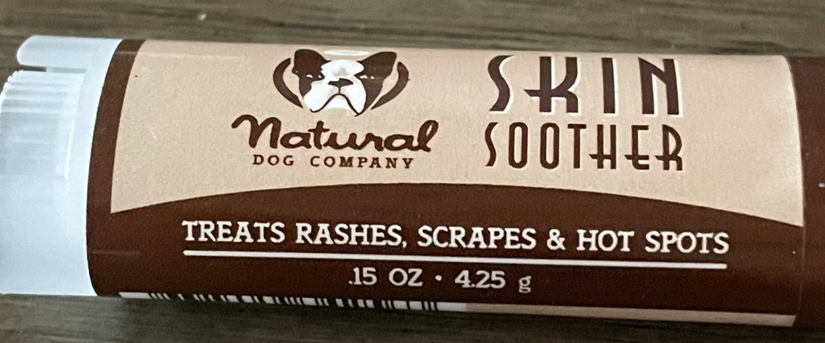 BRAND NEW SEALED NATURAL DOG COMPANY SKIN SOOTHER HEAL SCRAPES RASHES HOT SPOTS