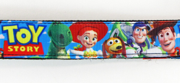 Toy Story dog collar handmade adjustable buckle collar 1″ wide or leash