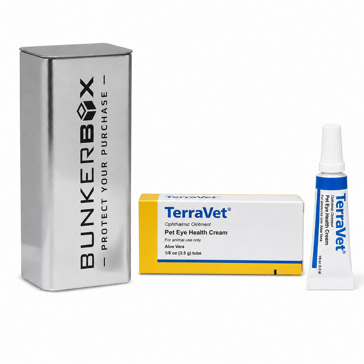 TerraVet Pet Eye Care Cream for Cats, Dogs,in Bunkerbox