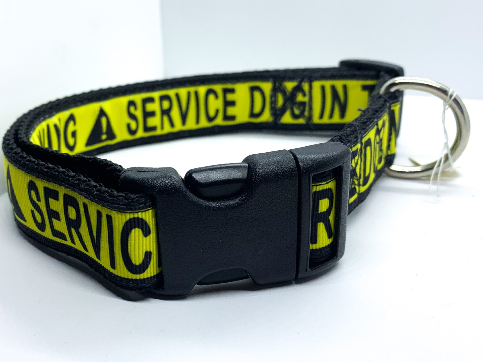 Service Dog in Training Collar 1″ Adjustable Service Dog Gear Dog Collar