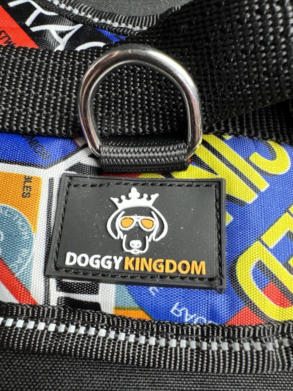 Doggy Kingdom Xtra Small No Pull Dog Harness Motor Sport Print