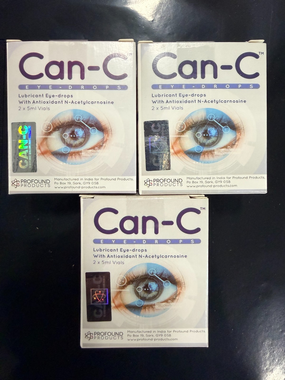 Pack of 3 Can-C Eye Drops New and Latest products (EXP. Date : 10/2027 )