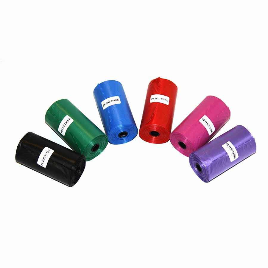 DOG PET WASTE POOP BAGS UNSCENTED REFILL ROLLS Pick Up Your Color & Quantity