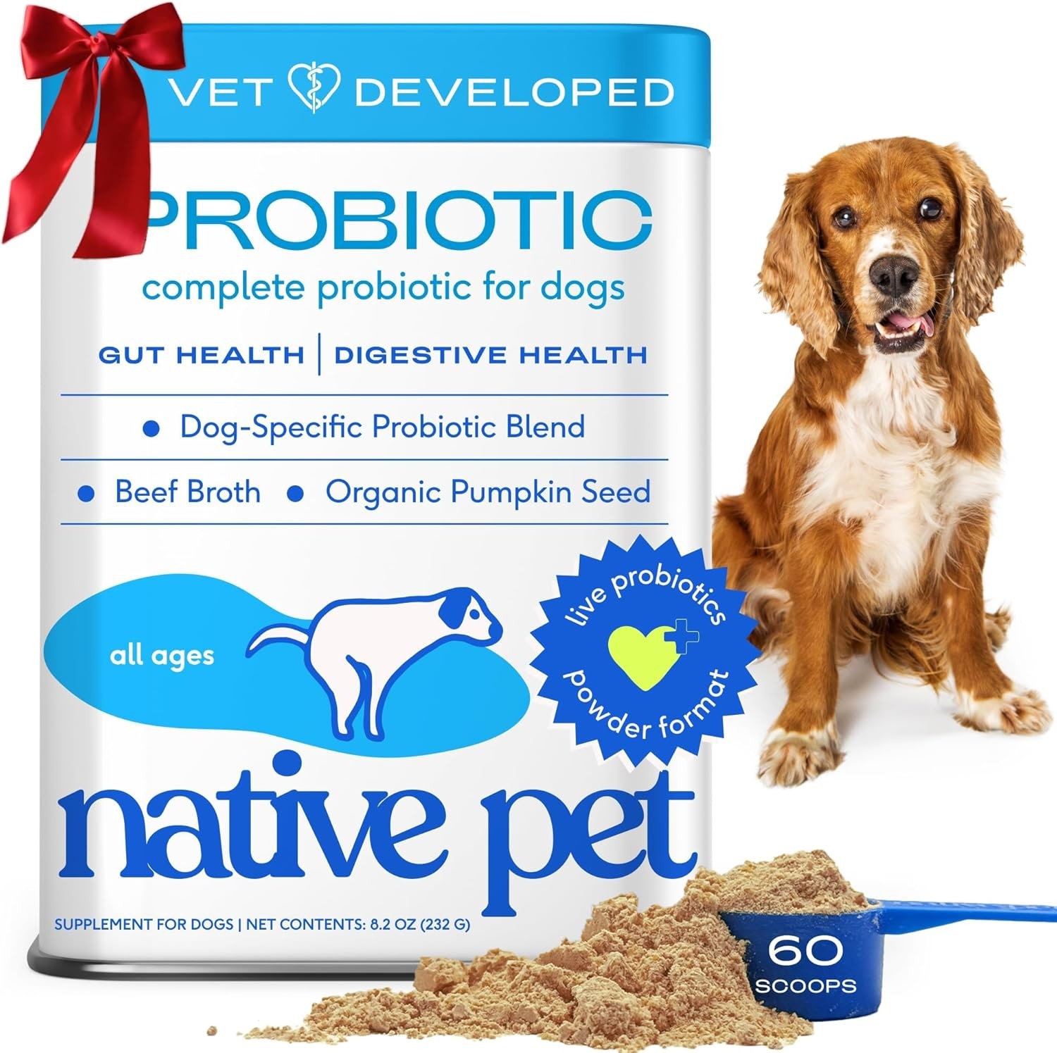 (2 PACK) Native Pet Probiotics for Dogs – EXPIRES 12/2026 – NEW SEALED