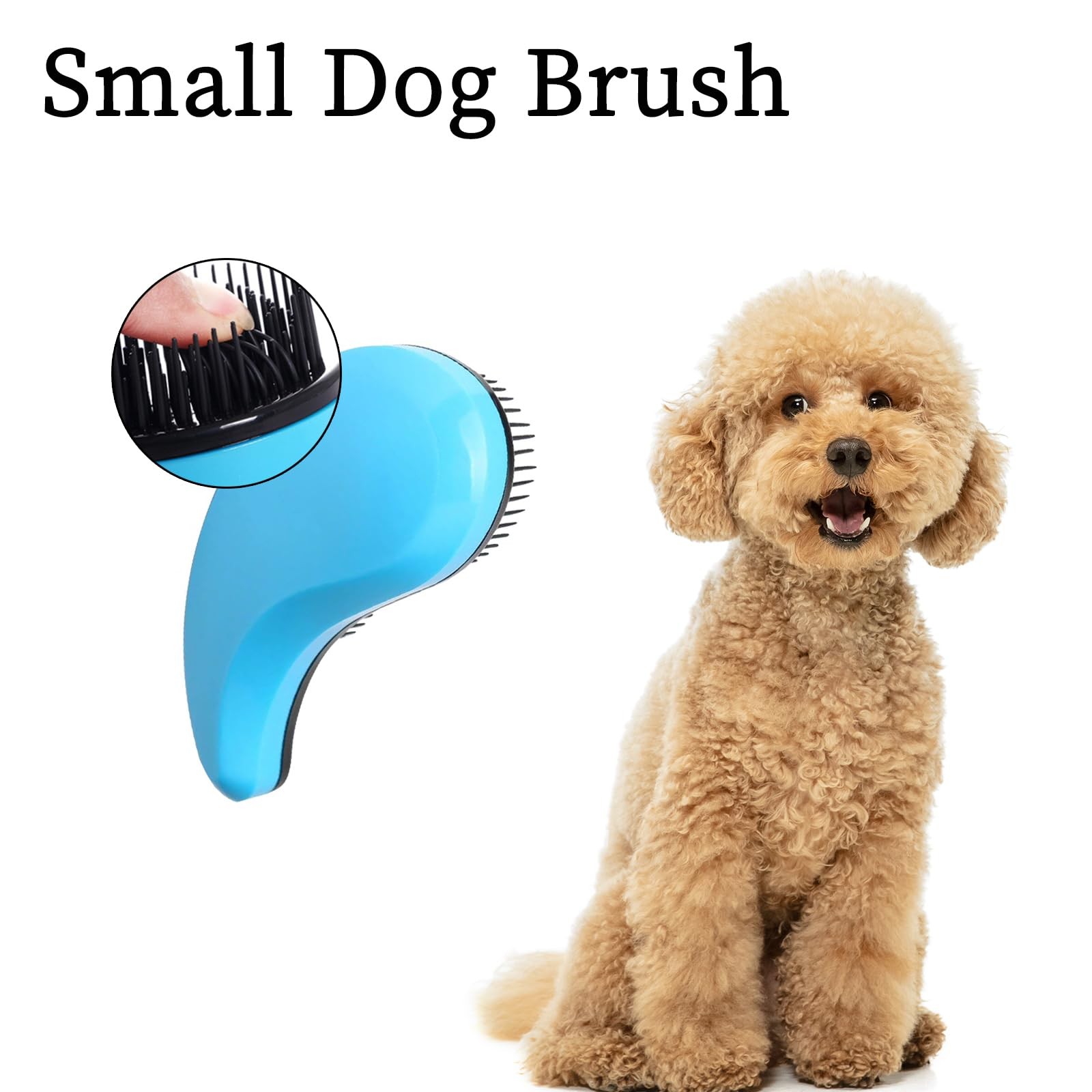 Small Dog Grooming Brush for Teddy, Yorkie, Maltese, Shih Tzu, Chihuahua