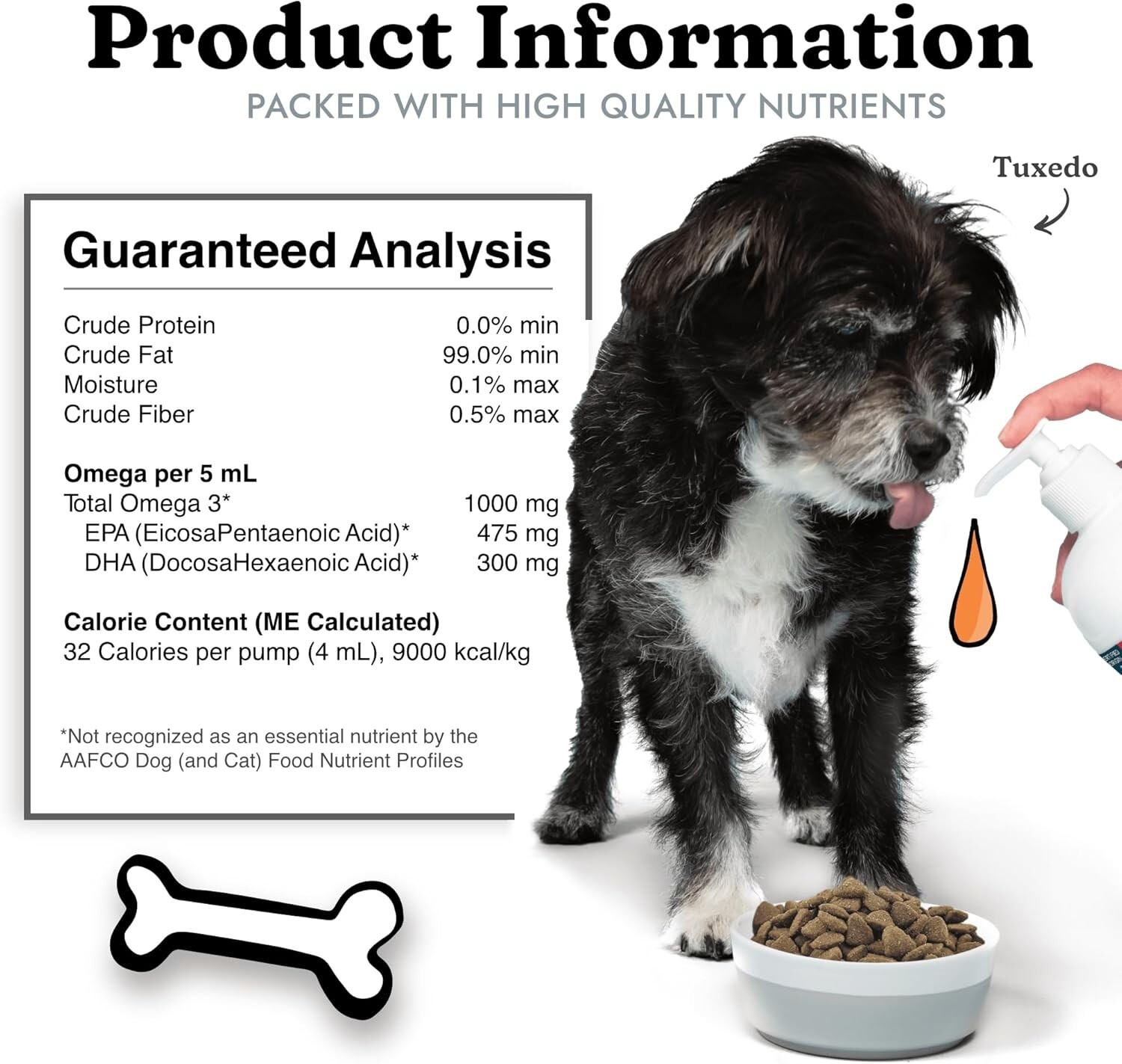 Fish Oil for Dogs – Healthy Skin & Coat, Salmon, Pollock, All Natural Supplemen