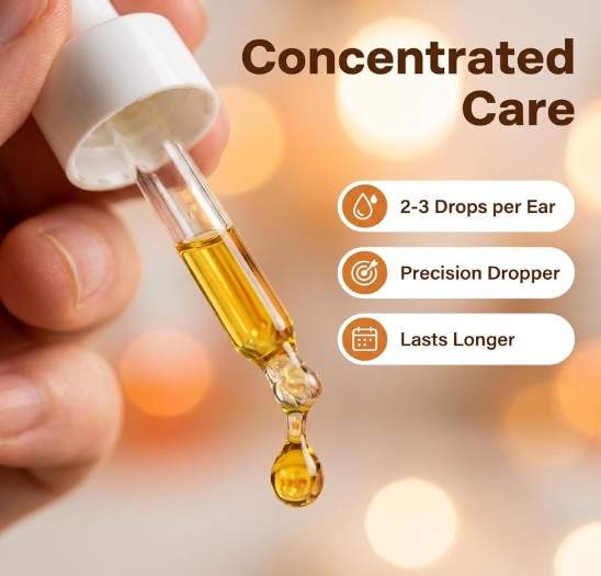 Pup Labs Ear Clear, Natural Dog Ear Cleaner and Infection Treatment for Dogs