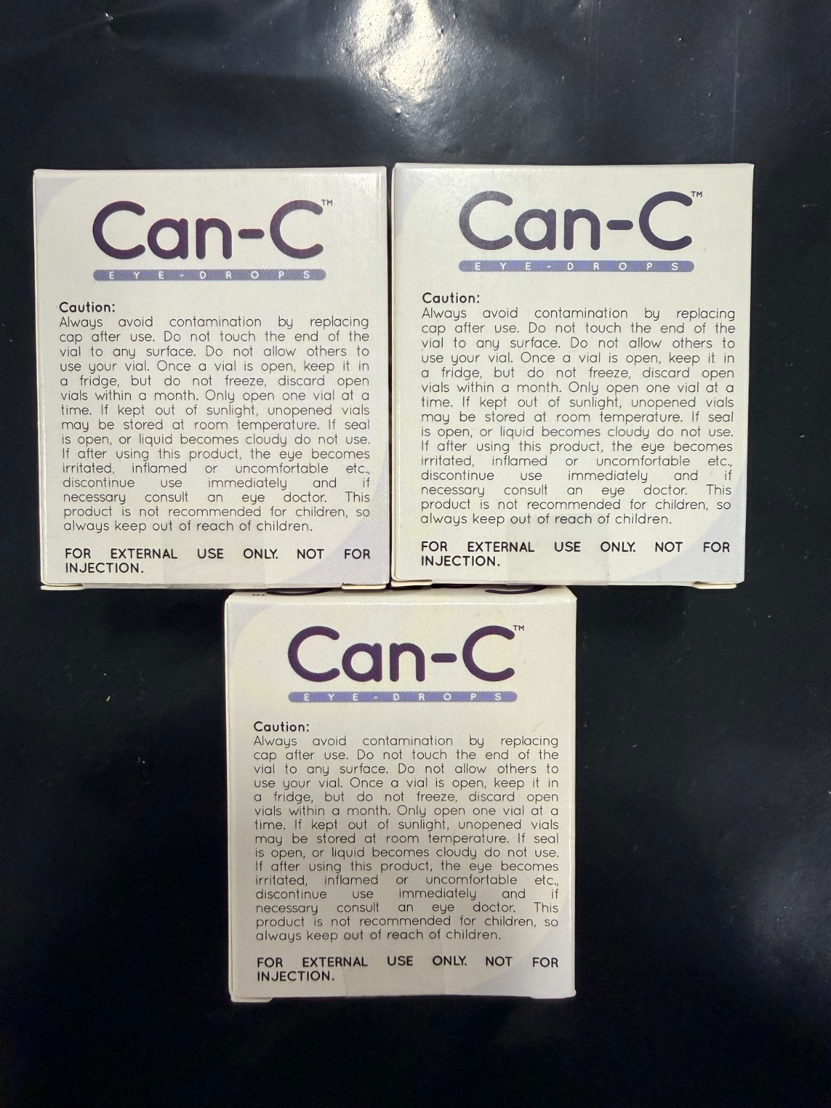 Pack of 3 Can-C Eye Drops New and Latest products (EXP. Date : 10/2027 )