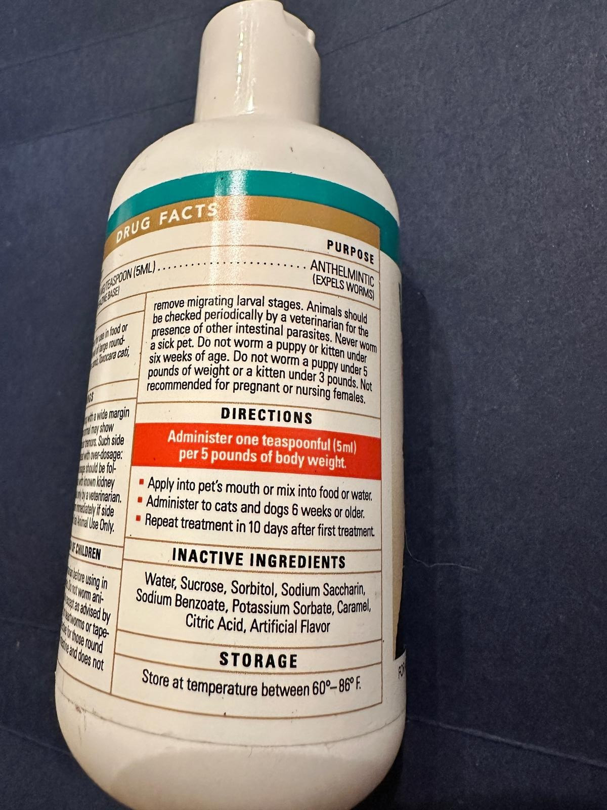 Durvet WormEze Liquid Canine & Feline Antihelmintic – 8oz