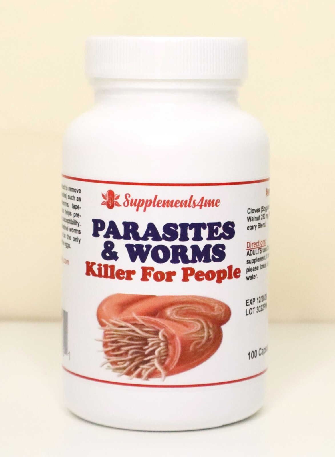 Natural herbal outbreak killer of any worms and any parasites- Made in USA