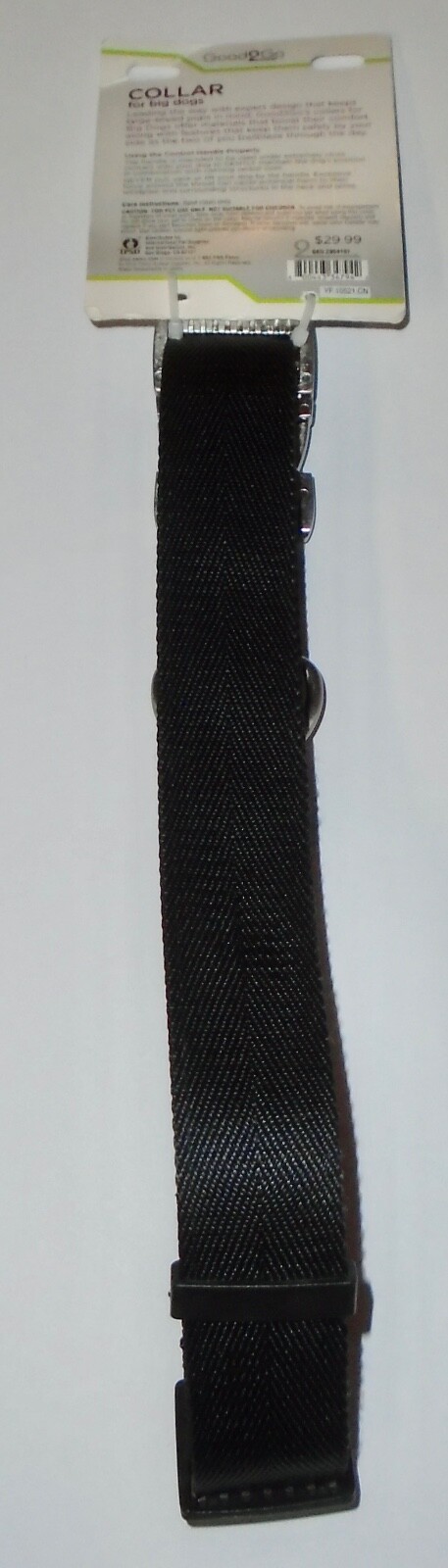 NWT Good2Go / BIG DOG COLLAR, BLACK ~ SIZE: XXL/XXXL 27-38 In
