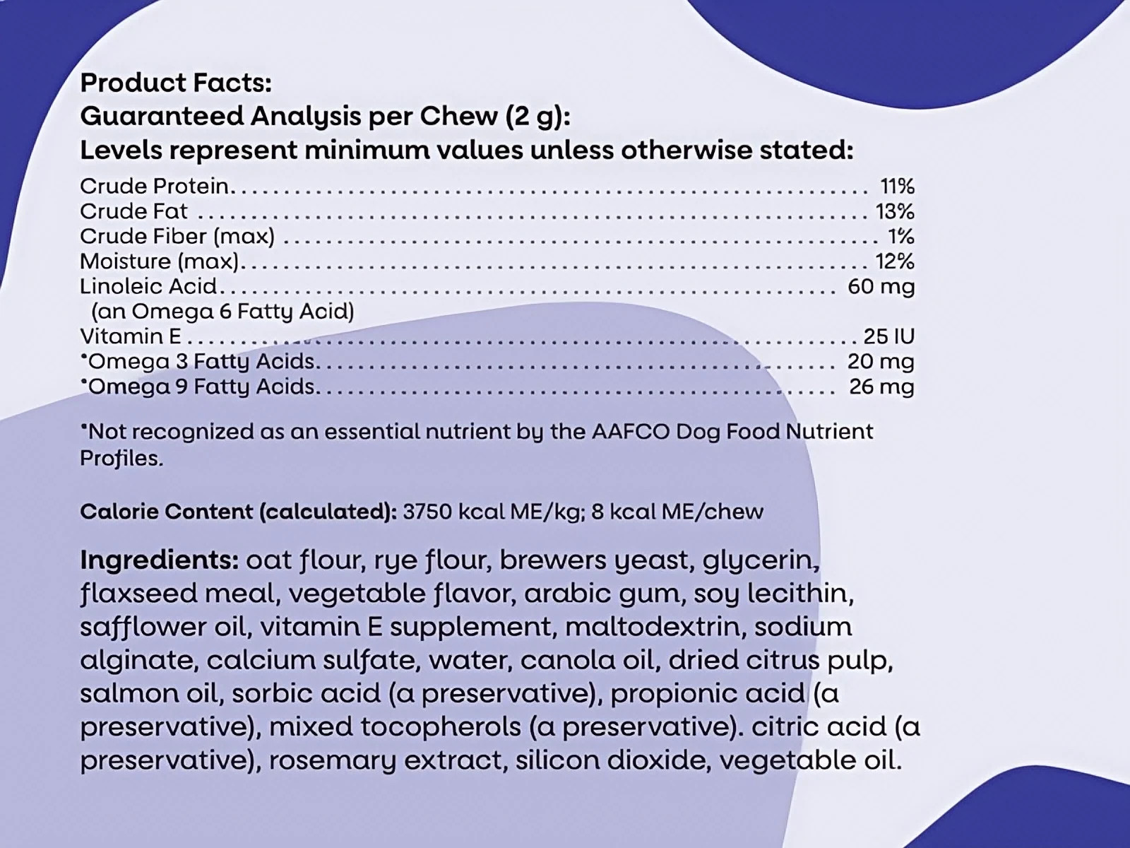 Noora Dog Skin & Coat Supplement for Shiny Coat Healthy Skin Omega Chews