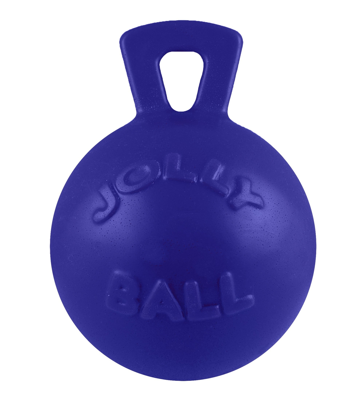 Jolly Pets Tug-n-Toss Heavy Duty Dog Toy Ball with Handle 8 Inches/Large