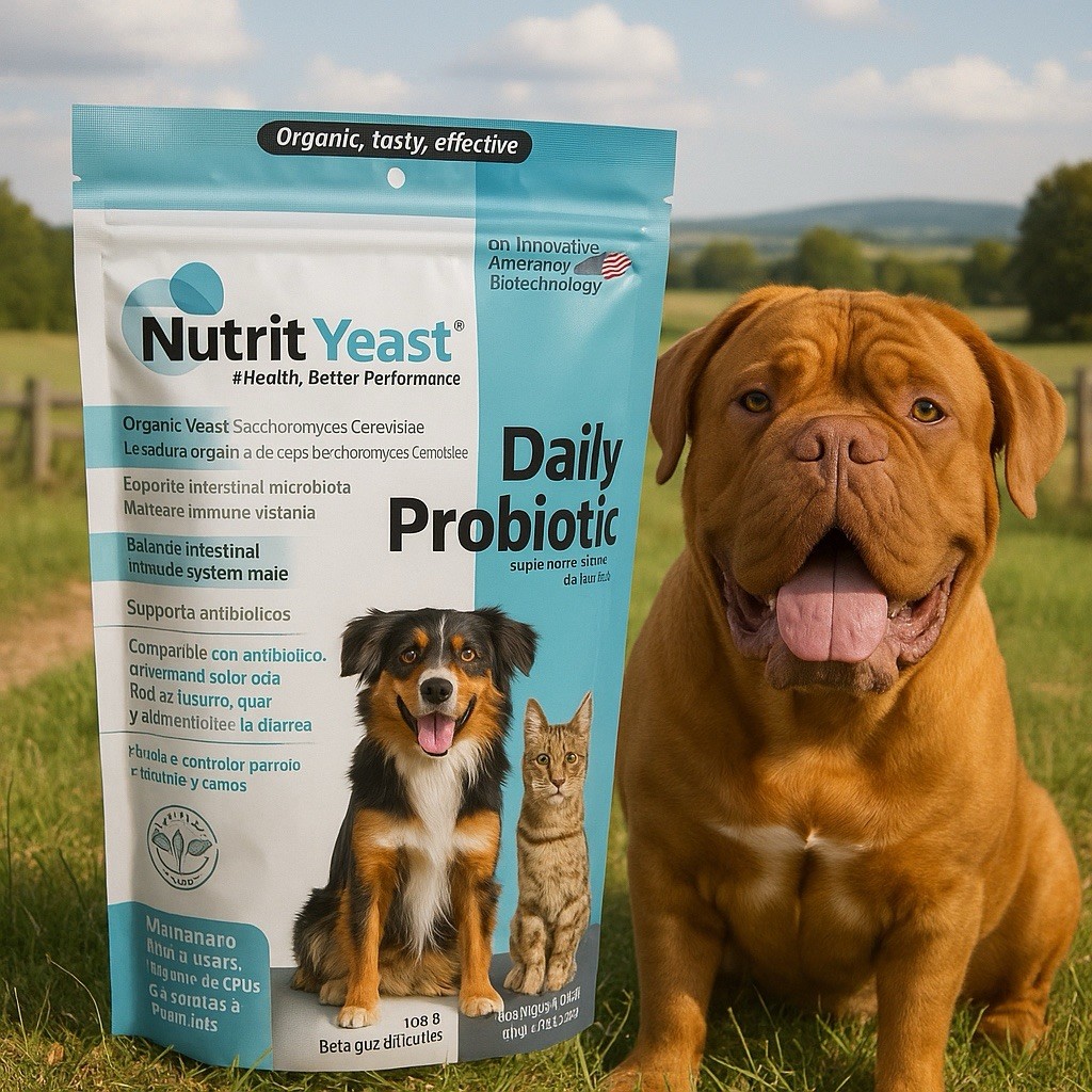 All Natural Daily Probiotics For Dogs And Cats Nutrit Yeast 6.34 Oz (180 g)