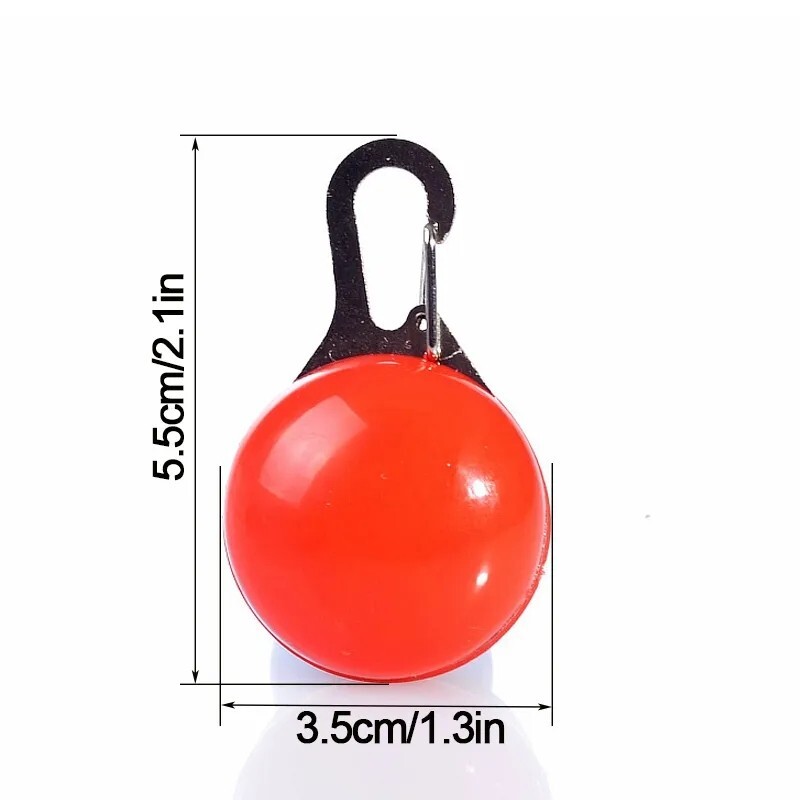 1pcs Pet Collar Pendant LED dog collar Night light pendant security luminous