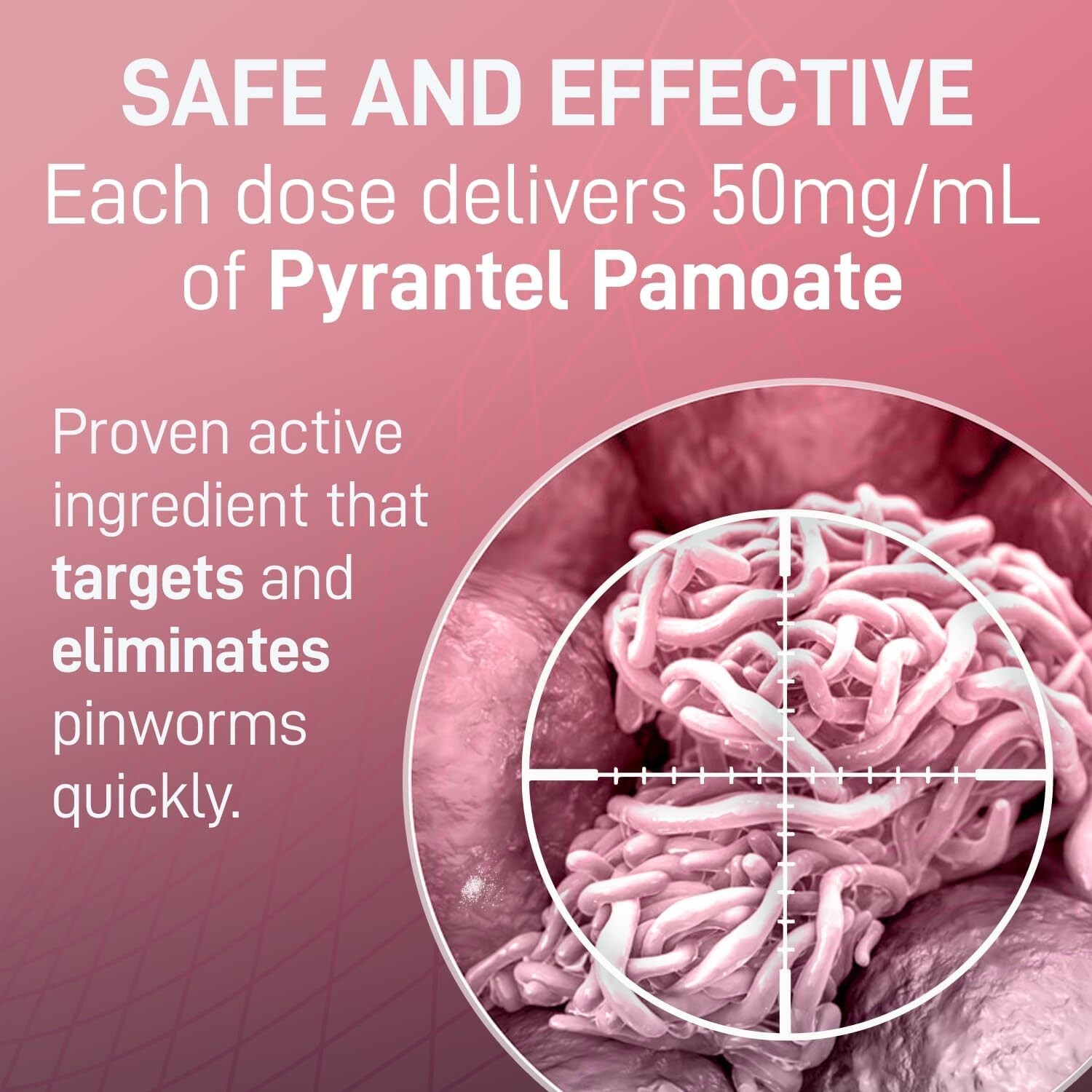 Parasitol Pinworm Dewormer for Humans, 1 Fl Oz (1 Pack) – Pyrantel Pamoate Medic