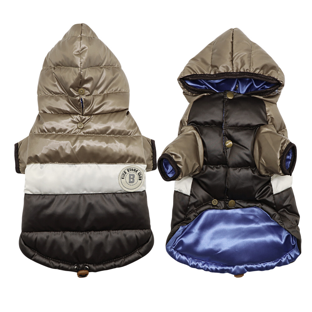 Winter Dog Coat Warm Waterproof Pet Puppy Hooded Jacket Jumpsuits for Small Dogs