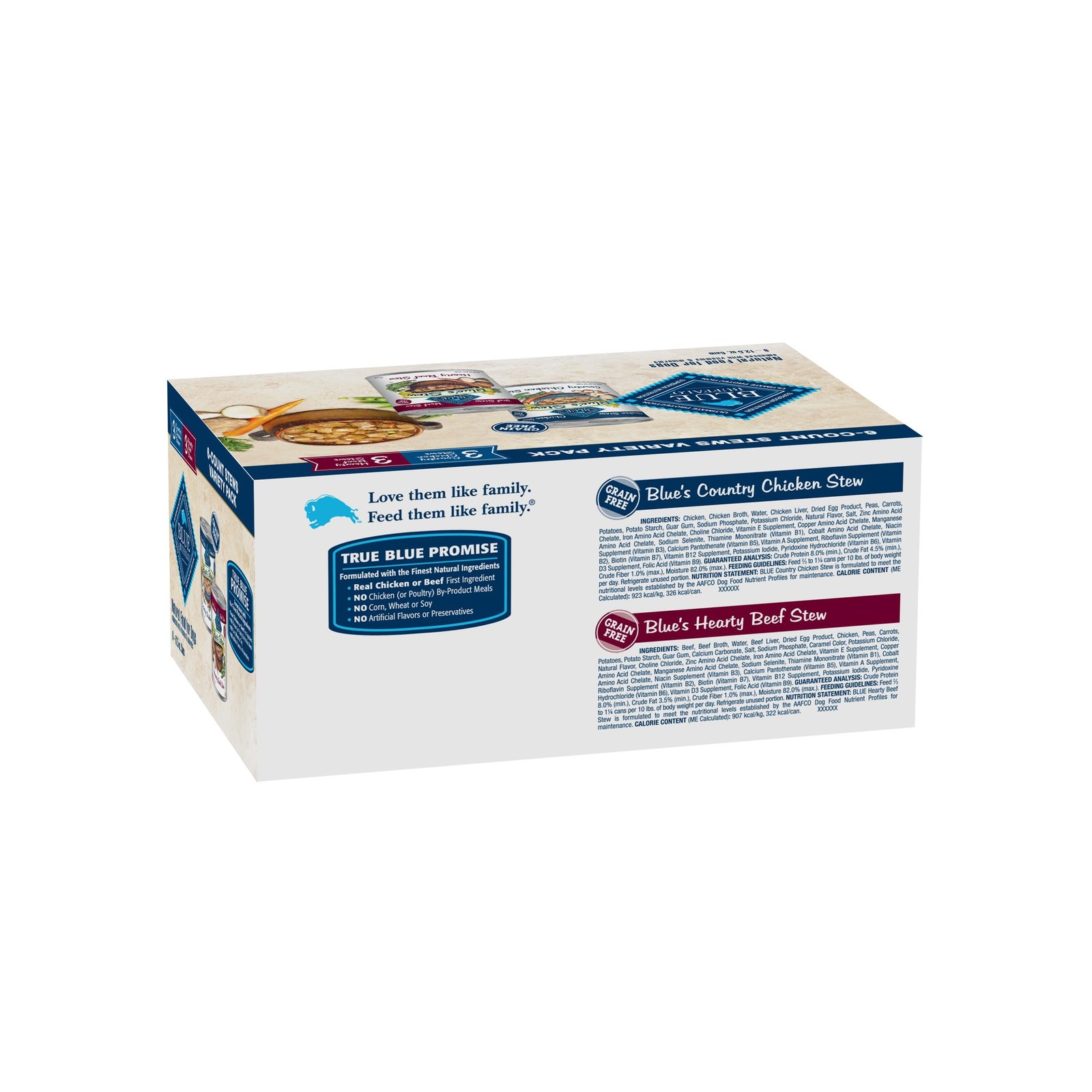 Blue Buffalo Blue’s Stew Natural Wet Dog Food, Made with Natural 6 Count