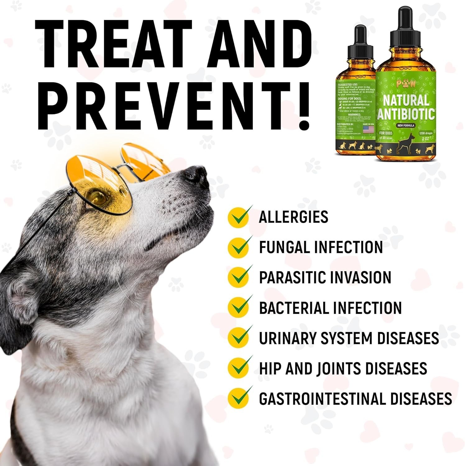 Natural Drops for Dogs to Support Urinary Tract and Overall Wellbeing 2 Ounces