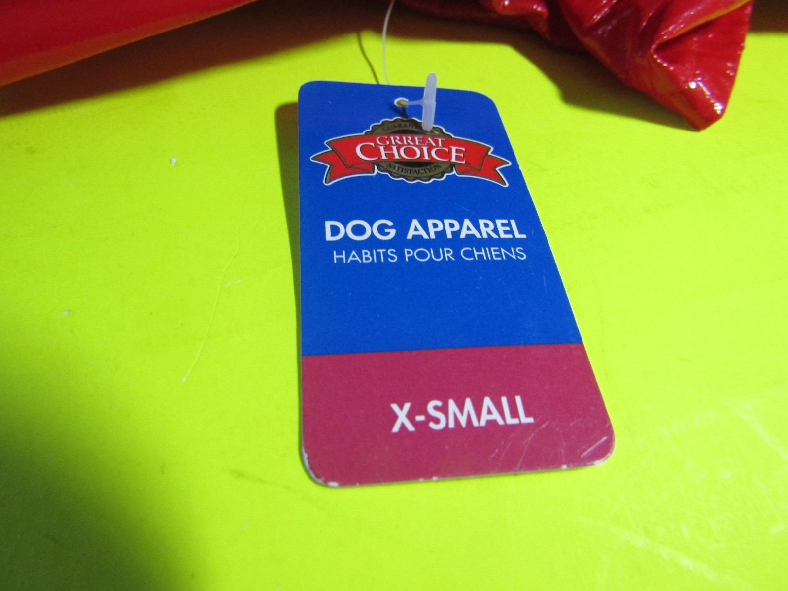 Chihuahua Rain Coat Xtra Small Grreat Choice Dog Apparel w Pocket Free Shipping