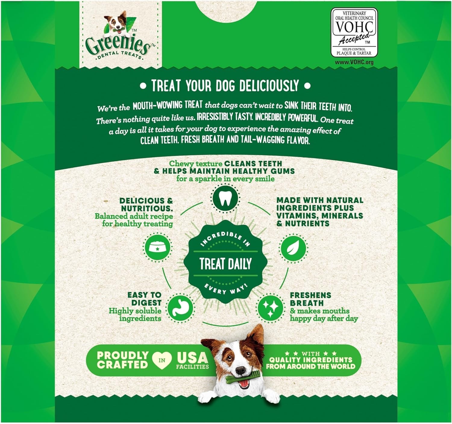 GREENIES Original TEENIE Natural Dental Dog Treats 130 Count ** Fast Shipping **