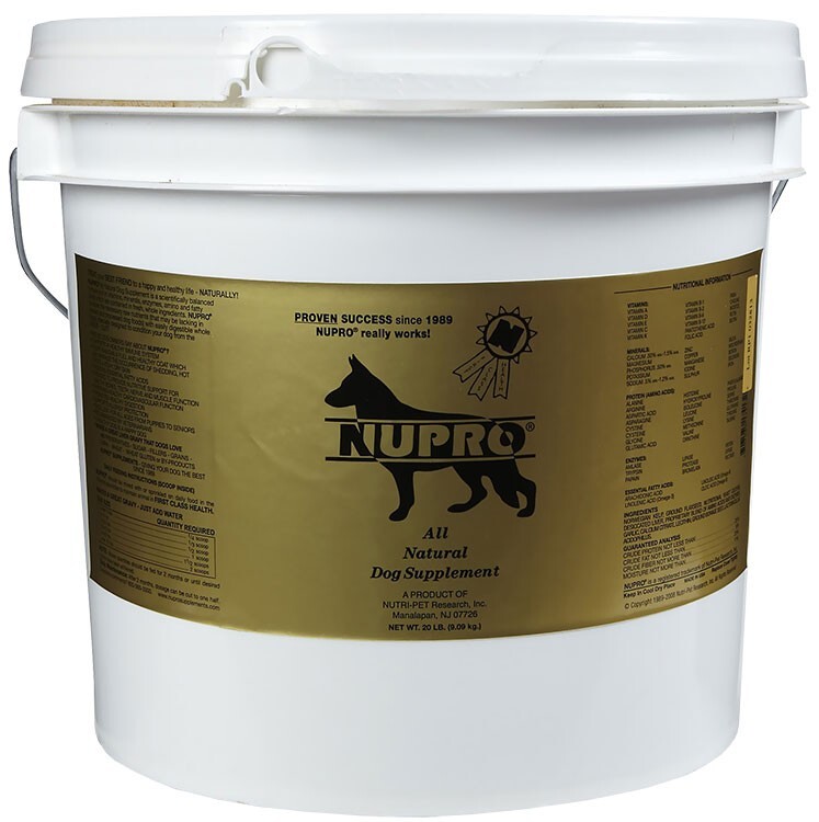 Nupro GOLD All Natural DOG Supplement 20 lbs FRESH