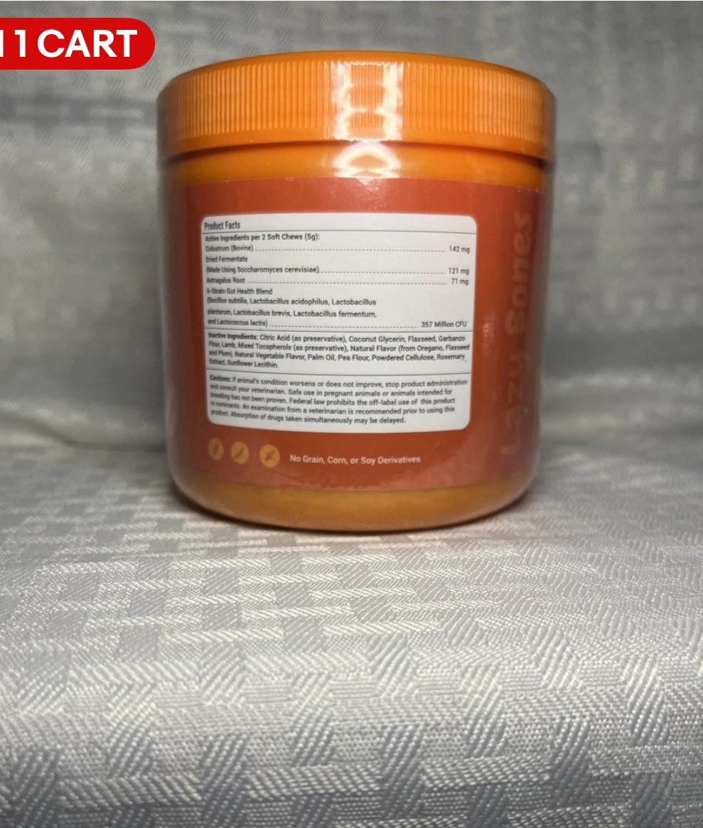 Lazy Bones Allergy & Immunity Chews Anti Itch 120 Chews $ 19.95