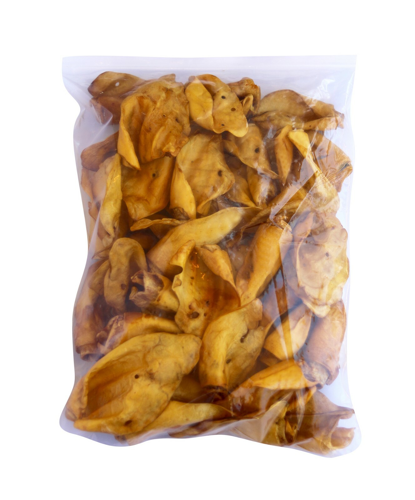 All Natural Beef SMOKED Cow Ears DOG Treats 50 count -BRC Certified