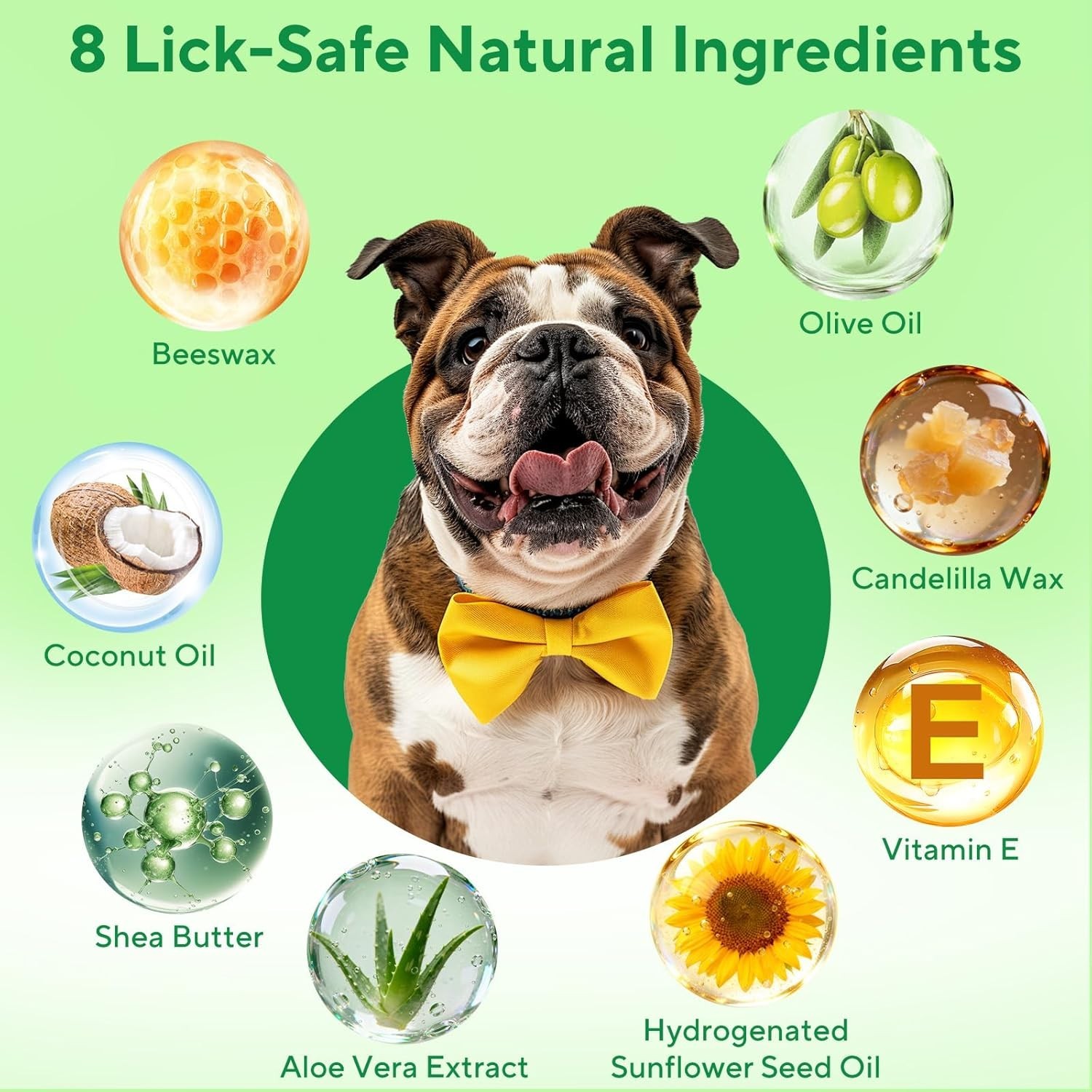 Pet Paw Nose Balm Lick Safe Moisturizer Dry Cracked Pads Snout 2.8oz