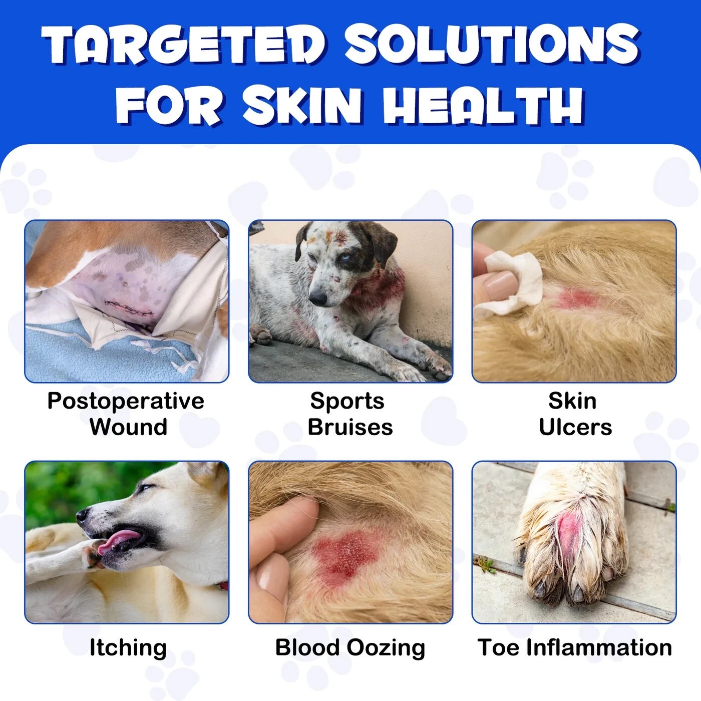 Wound Healing For Dogs Spray Skin Irritation & Itching Lower Infection Risk