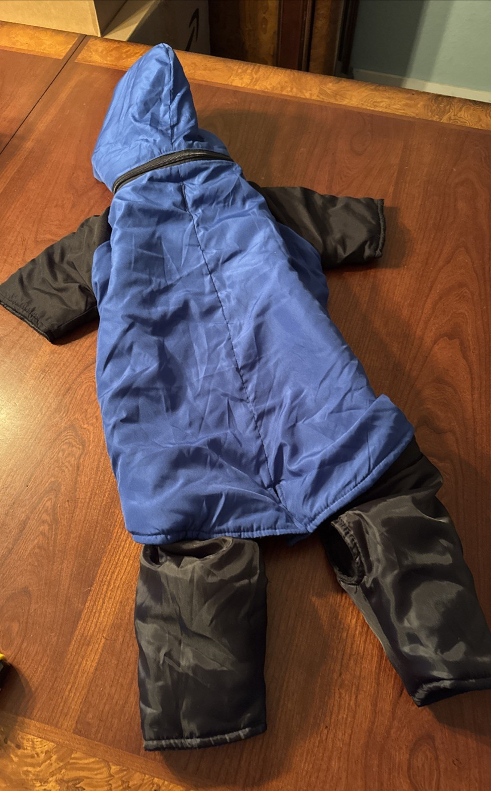 CASUAL CANINE Coat w Hood for Dog SIZE LARGE ZIP OFF LEGS /HOOD READ PLEASE!