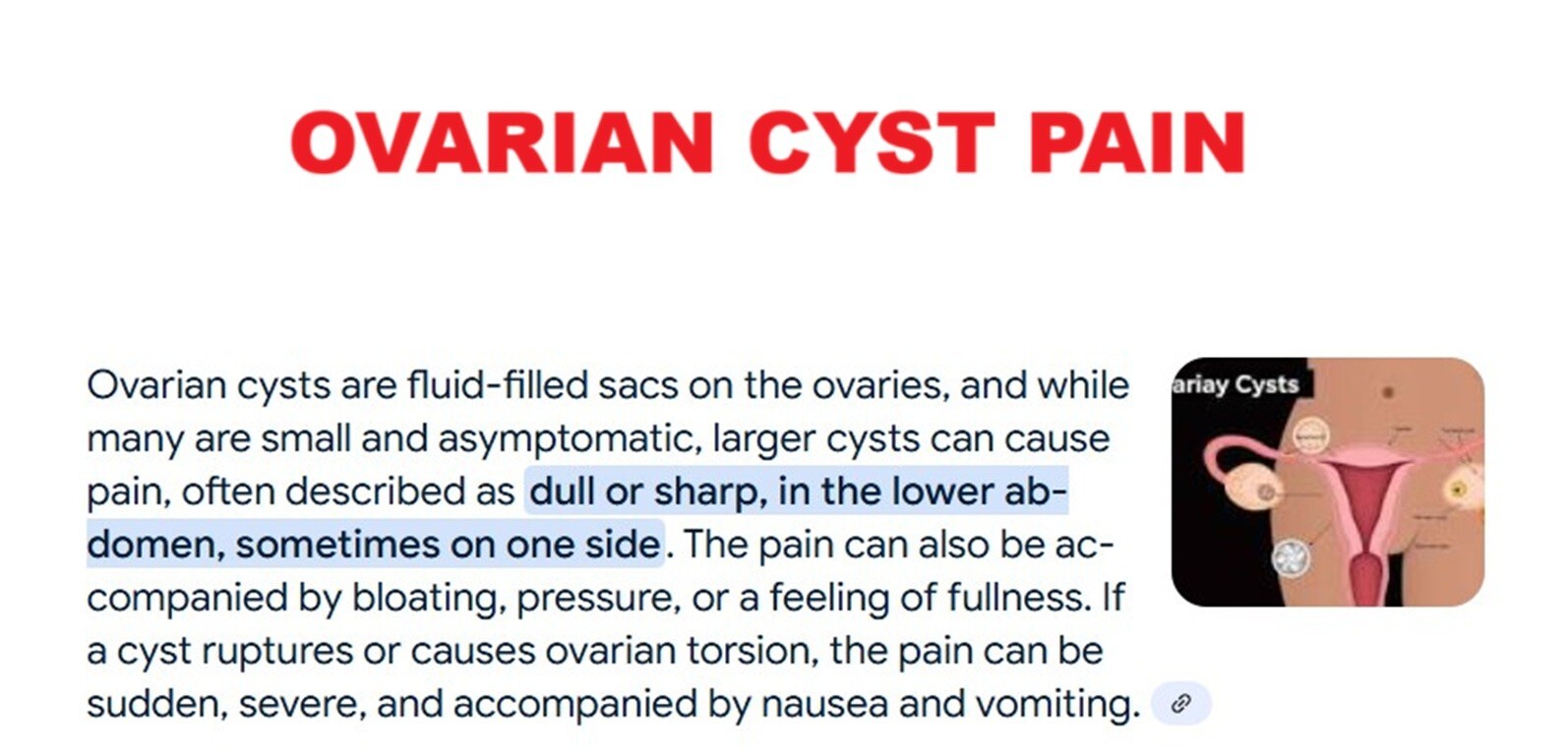 100% MULTI HERBS FOR OVARIAN CYST PAIN IN WOMEN – 100% NATURAL – MADE IN USA