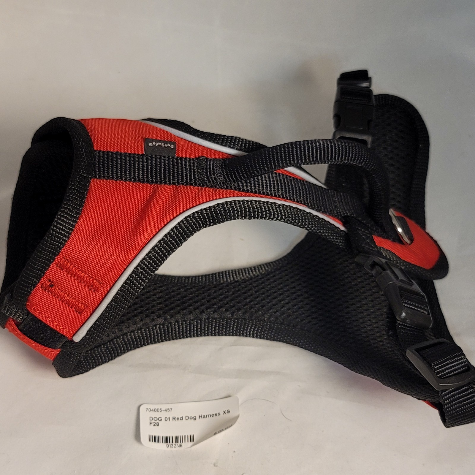 Easysport Harness Dog Size Xtra Small Red and Black